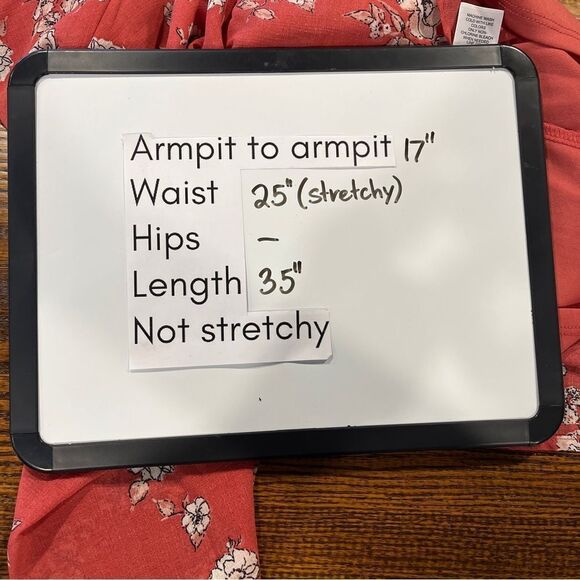 Maurice’s Floral Print long sleeve Dress size extra smalll - Picture 12 of 14